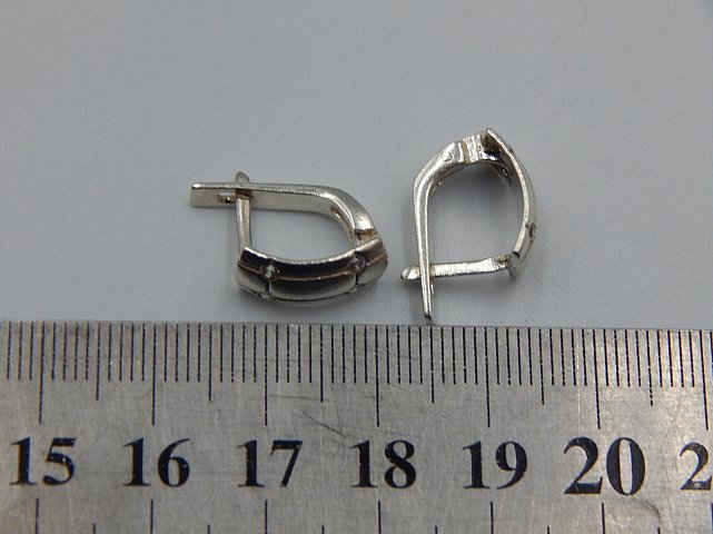 Срібні сережки з цирконієм (31045653) 4