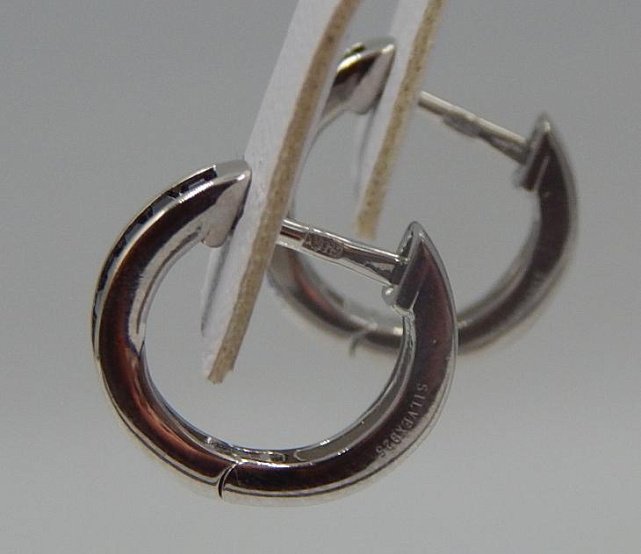 Серебряные серьги с цирконием (31435508) 2