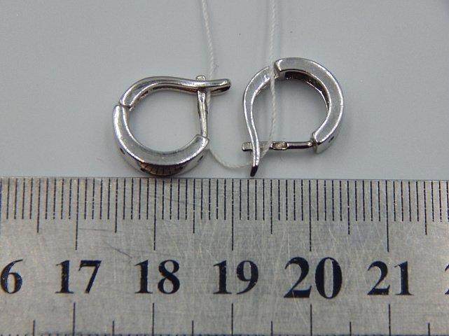 Срібні сережки з цирконієм (33238726) 6