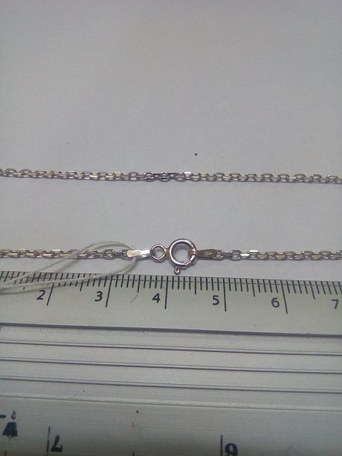 Серебряная цепь с плетением Якорное (30519524) 1