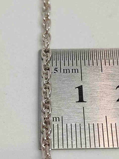 Серебряная цепь с плетением Кордовое (28840088) 1