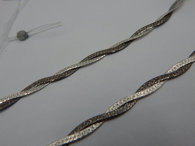 Серебряная цепь с плетением Фантазийное (29412285) 1