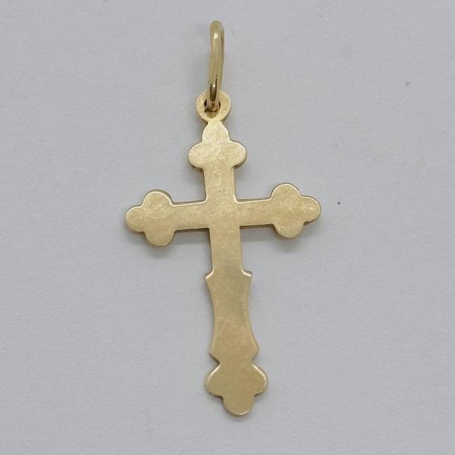 Підвіс-хрест з червоного золота (33961132) 1
