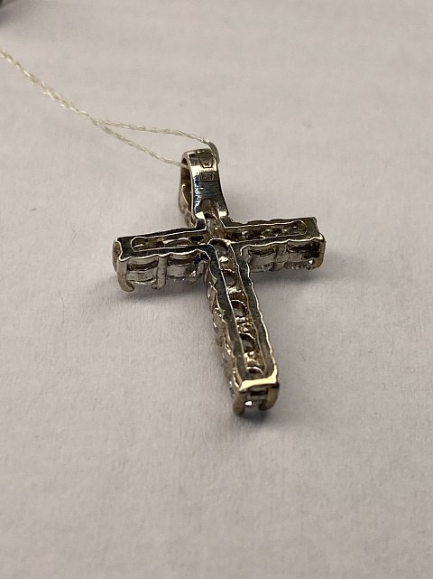 Срібний підвіс-хрест (30512577) 5