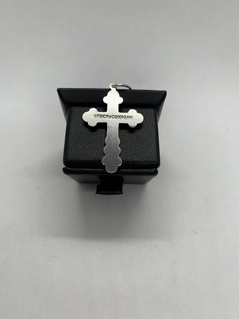 Срібний підвіс-хрест (33349815) 3