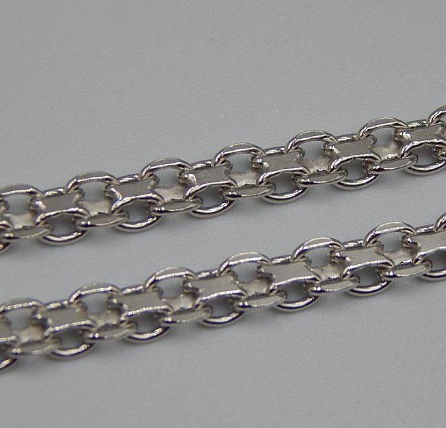 Срібний ланцюг з плетінням Фантазійне (30985234) 0