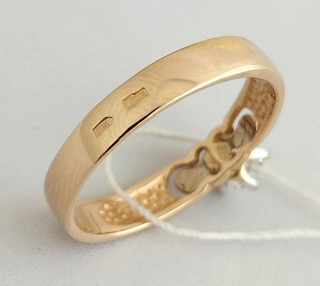 Кольцо из красного и белого золота с цирконием (31956372) 1