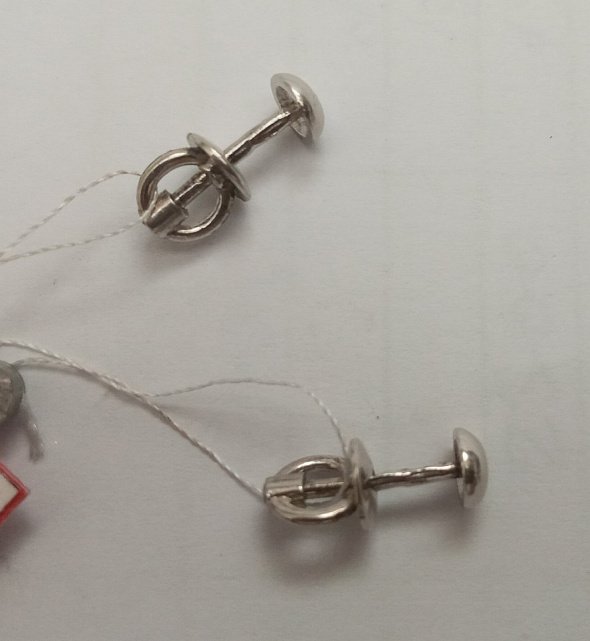 Срібні сережки з цирконієм (31510508) 4