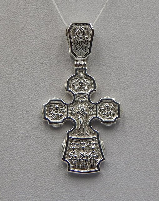 Срібний підвіс-хрест (32477384) 1