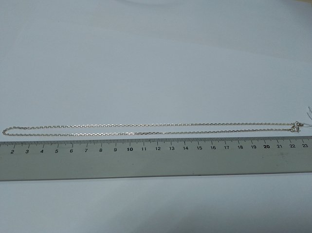 Серебряная цепь с плетением Якорное (30532773) 2