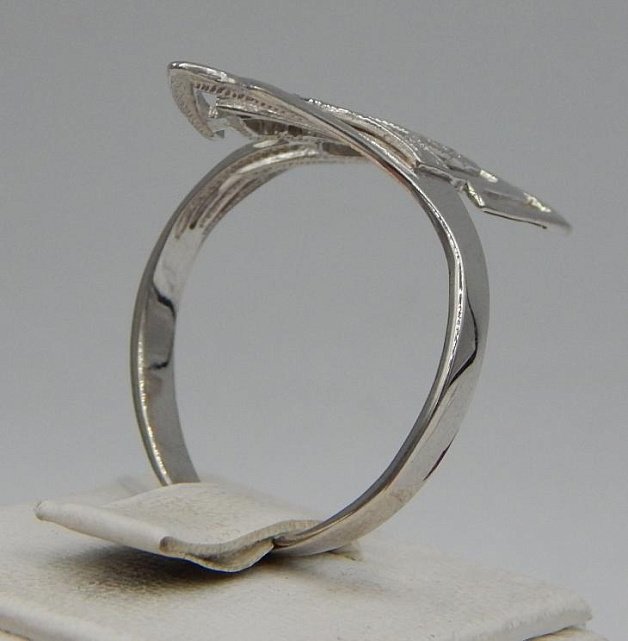 Серебряное кольцо с цирконием (30520050) 3
