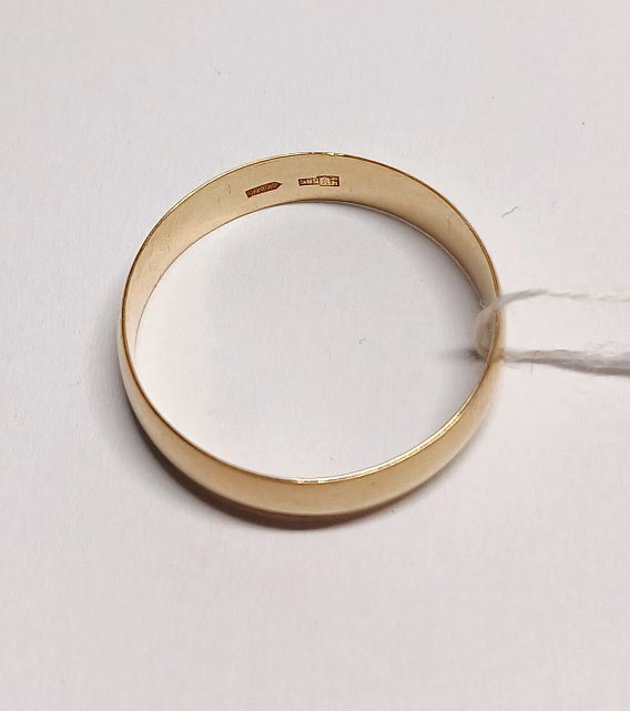 Обручальное кольцо из красного золота (33532365) 3