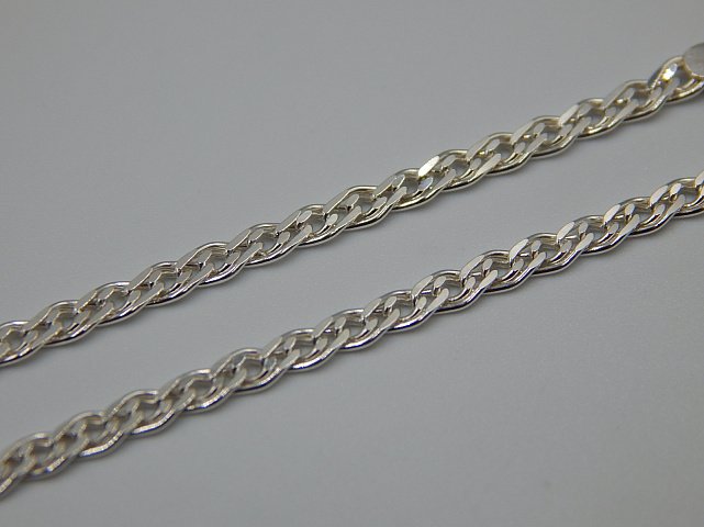 Срібний ланцюг із плетінням Нонна (33537591) 2