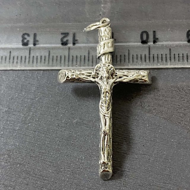 Срібний підвіс-хрест (31744641) 5