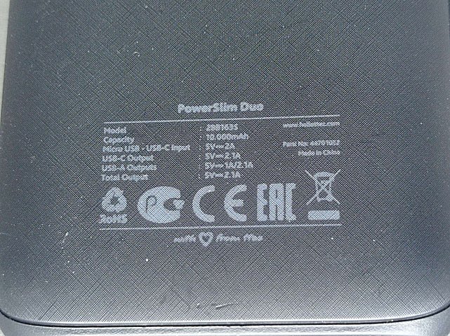Powerbank Ttec PowerSlim Duo 10000 mAh (2BB183S)  3