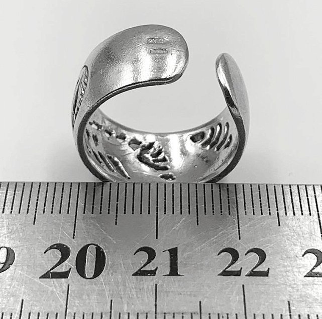 Серебряное кольцо с цирконием (33696909) 3
