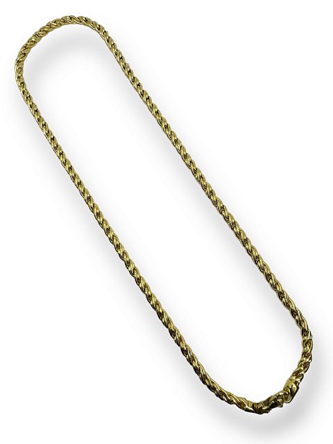Ланцюжок з жовтого золота з плетінням Колосок (32228163) 1