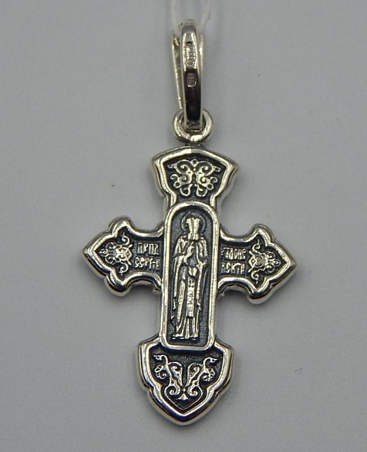 Срібний підвіс-хрест (32476911) 1