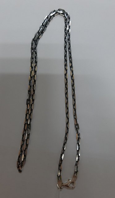 Серебряная цепь с плетением Якорное (30515482) 1