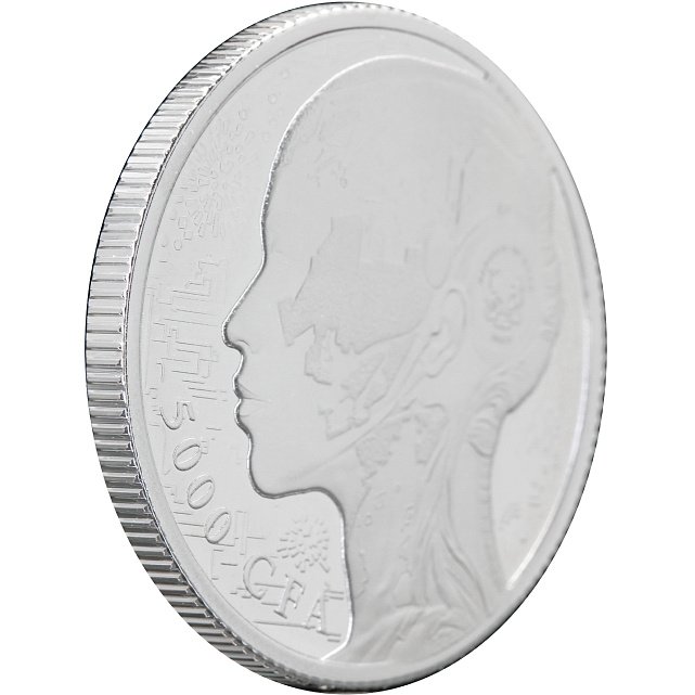 Срібна монета 1oz Штучний Інтелект 5000 франків КФА 2023 Чад (32935153) 4