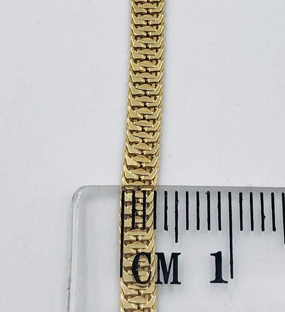 Цепь из желтого золота с плетением Фантазийное (33148411)  2