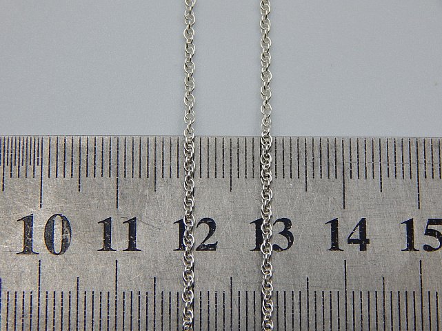 Серебряная цепь с плетением Кордовое (31950697) 3