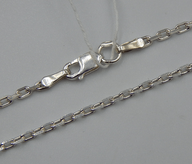Срібний ланцюг із плетінням Якірне (33341845) 0