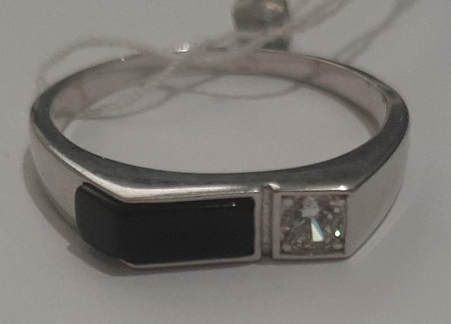 Срібний перстень із цирконієм (30828552) 1