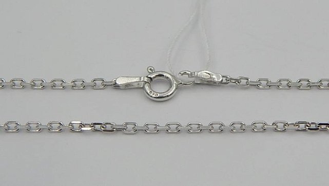 Серебряная цепь с плетением Якорное (30560761) 0