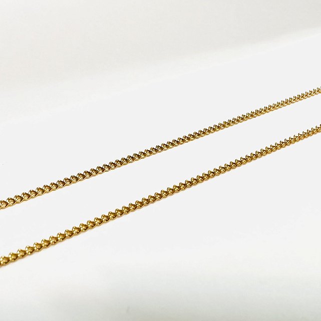 Ланцюжок з жовтого золота з плетінням панцирное (31970201) 1