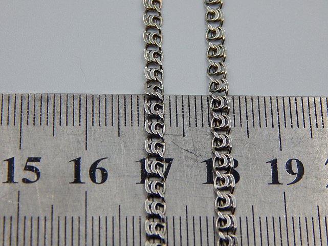 Серебряная цепь с плетением Лав (31372881) 1
