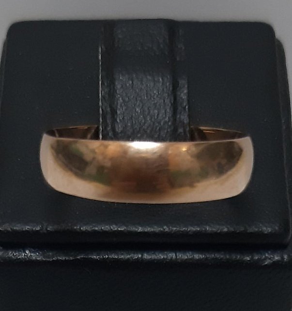 Обручальное кольцо из красного золота (32321628)  0