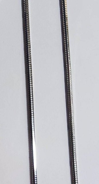 Серебряная цепь с плетением Снейк (30056491)  1