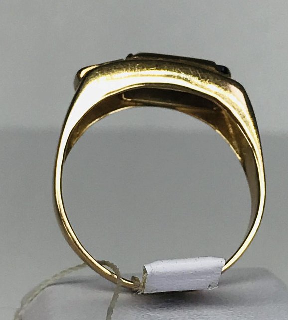 Перстень із червоного та білого золота з цирконієм (28799041) 2