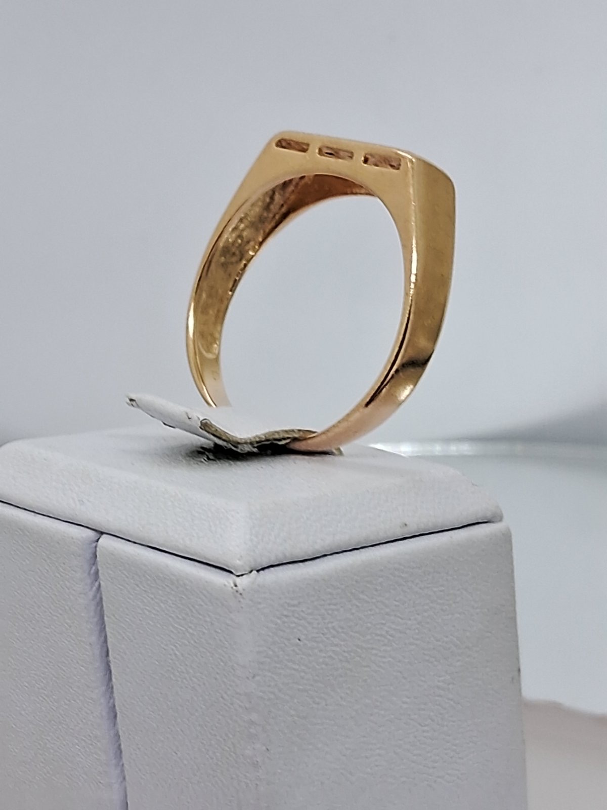Перстень з червоного золота з цирконієм (33779644) 4