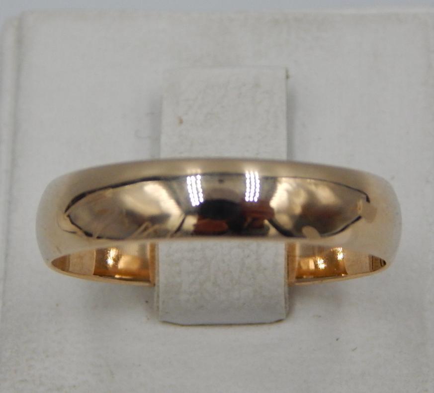 Обручальное кольцо из красного золота (32439541) 0