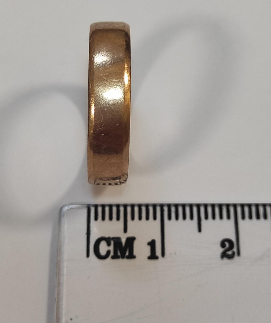 Обручальное кольцо из красного золота (33784965)  2