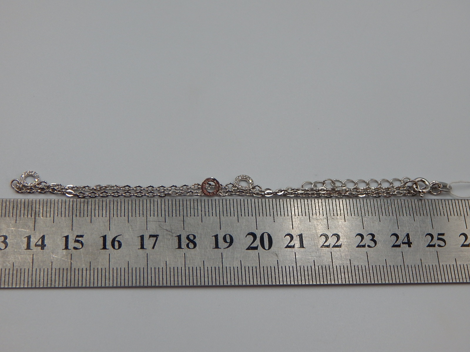 Срібний браслет із цирконієм (30982739) 1