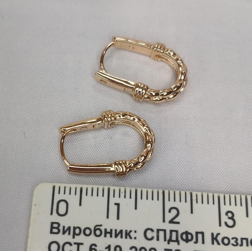 Сережки з медичного золота від Xuping (33103423) 2
