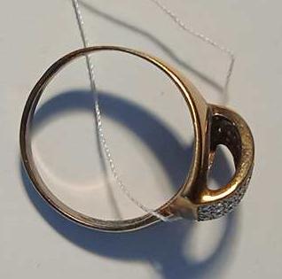 Кольцо из красного золота с бриллиантом (-ми) (27417516) 2