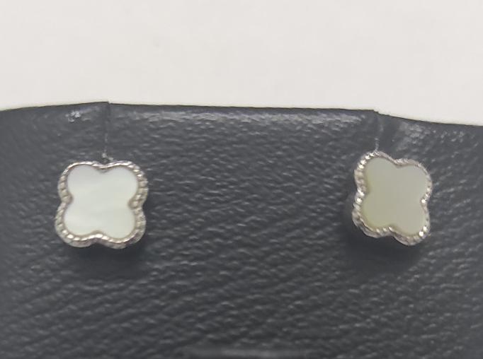 Срібні сережки з емаллю (30412774) 0