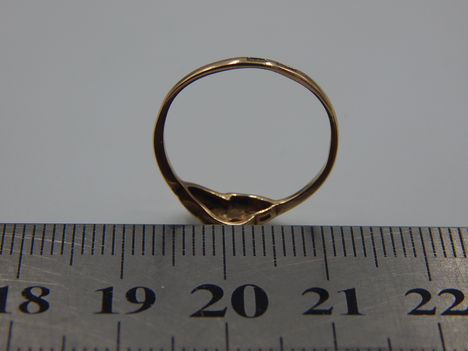 Кольцо из красного и белого золота с цирконием (33498259)  3