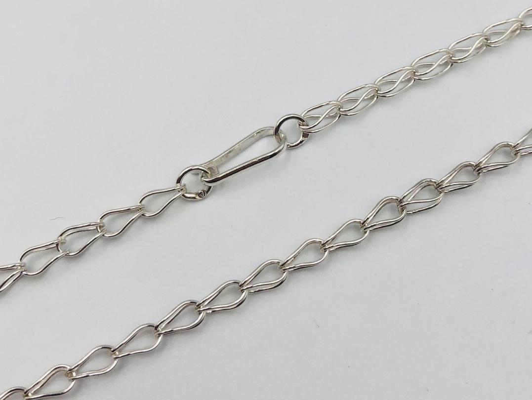 Серебряная цепь с плетением Фантазийное (32537485) 0