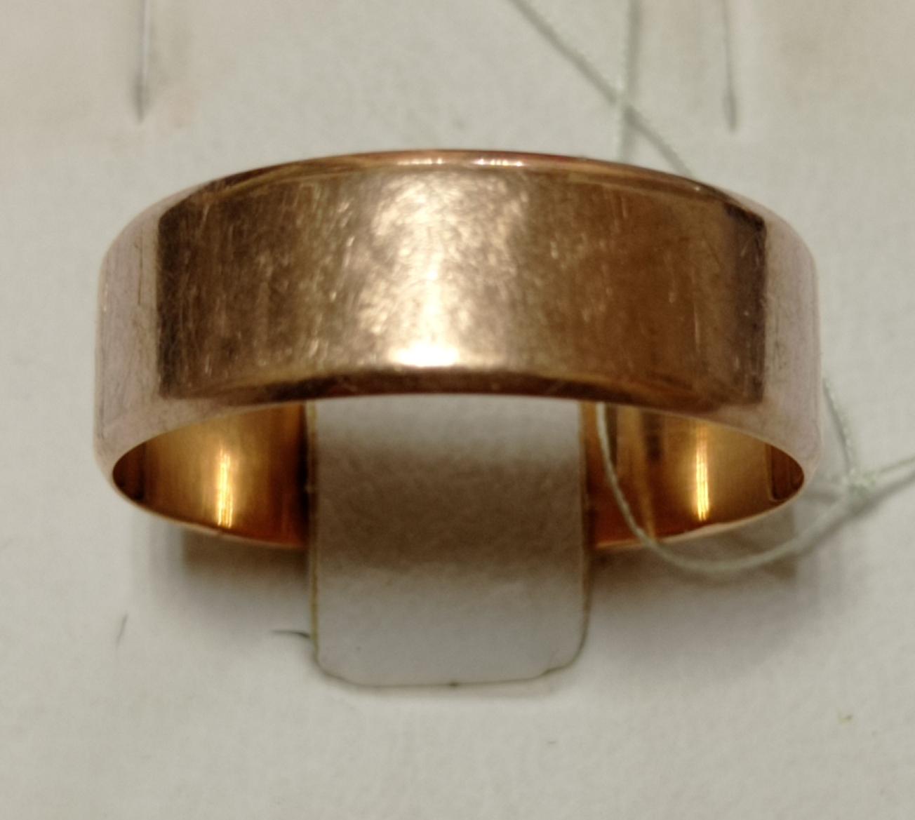 Обручальное кольцо из красного золота (33779261)  0