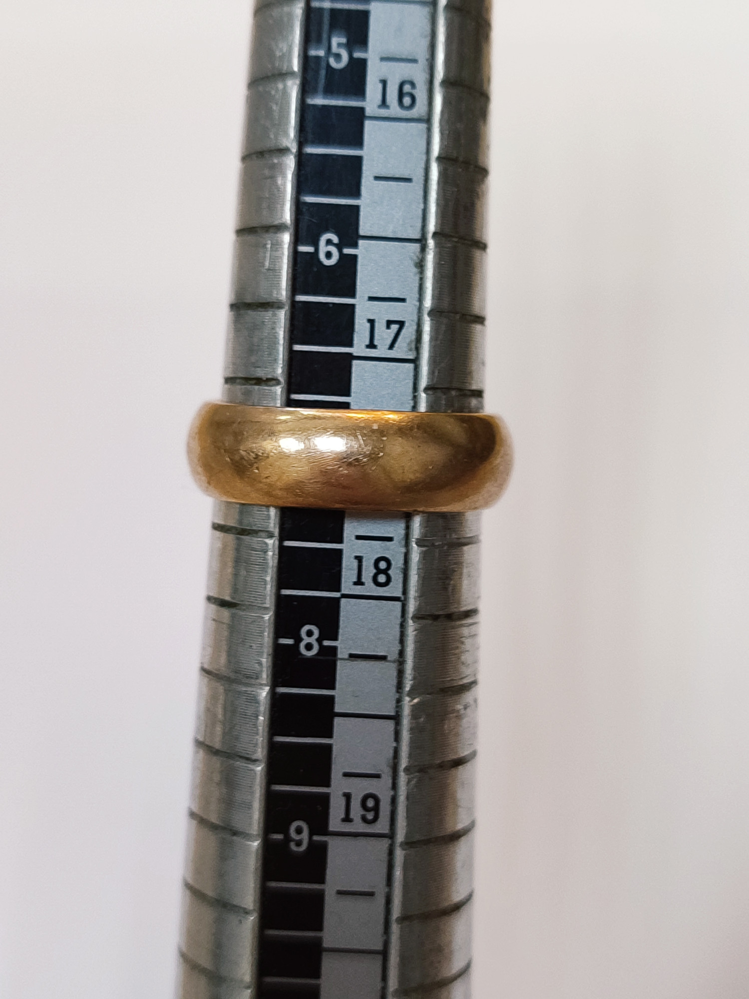Обручальное кольцо из красного и белого золота с бриллиантом (-ми) (32946254) 2