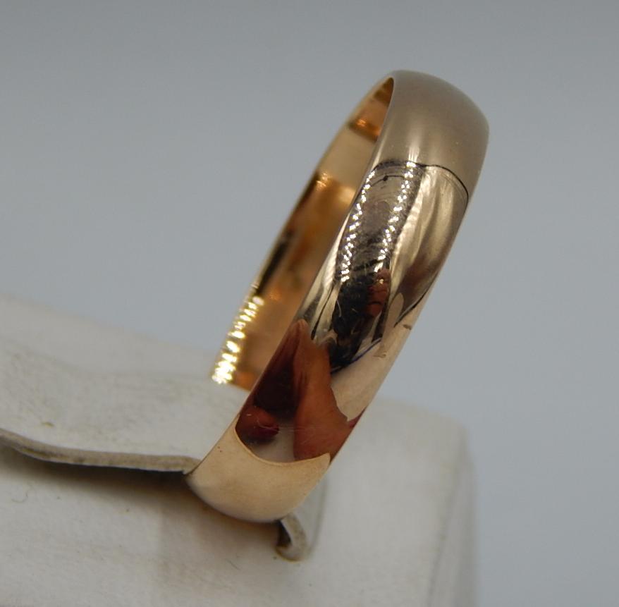 Обручальное кольцо из красного золота (32439541) 2