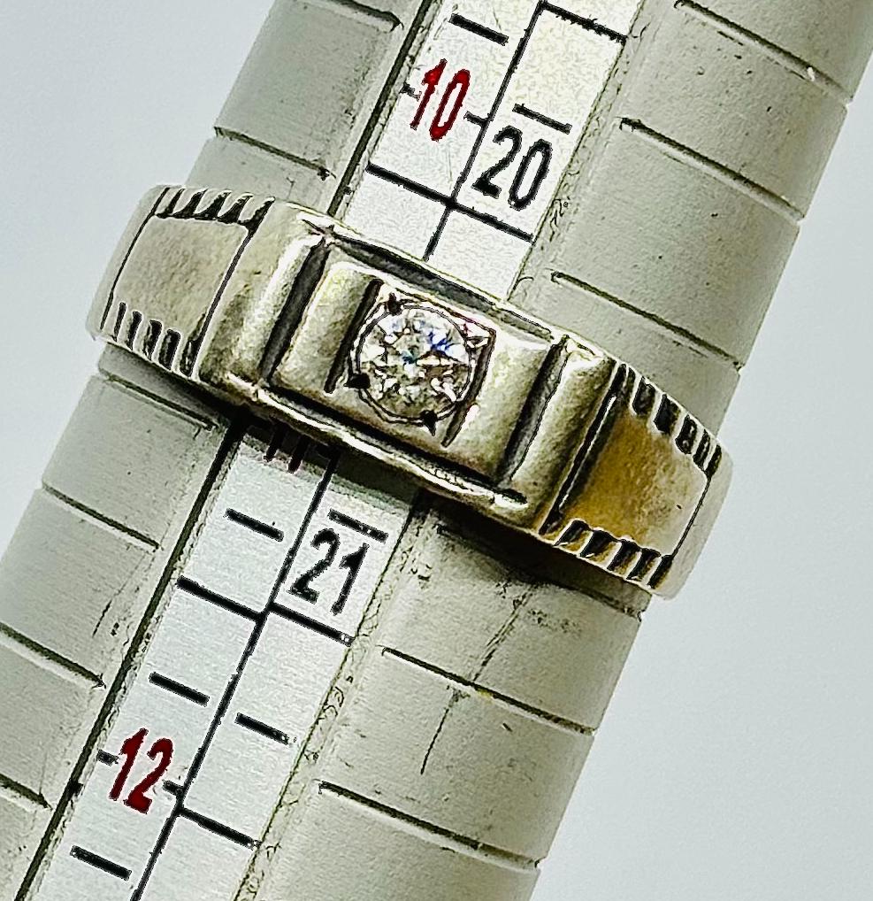Серебряный перстень с цирконием (33746118) 2
