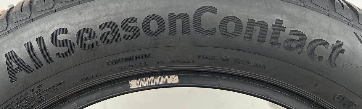 Всесезонные шины 205/55 R16 CONTINENTAL ALL SEASON CONTACT 4mm 3