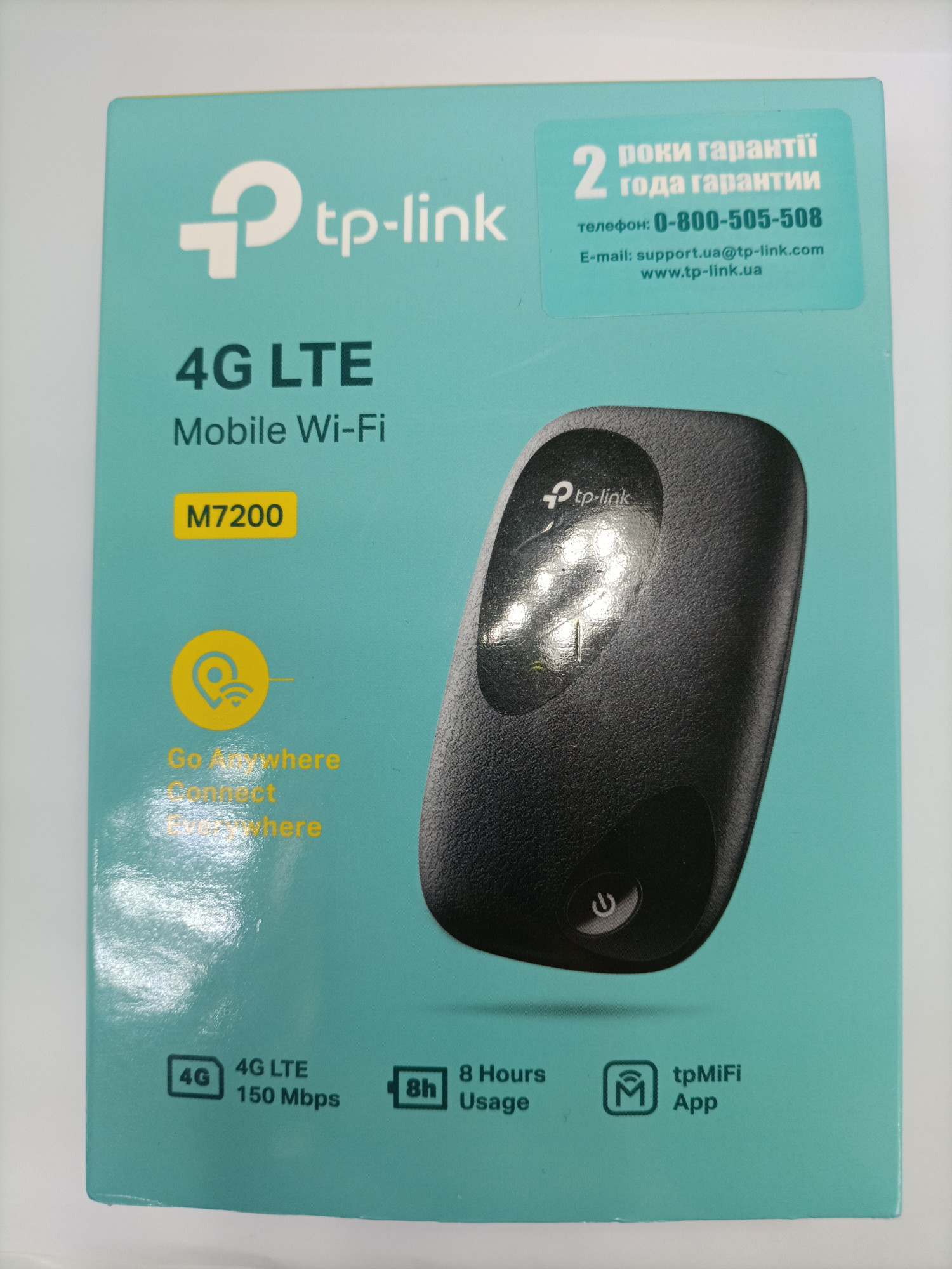 Модем 4G/3G + Wi-Fi роутер TP-Link M7200 2