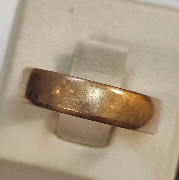 Обручальное кольцо из красного золота (33784965)  0
